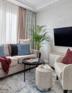 Бежевий диван у 2026: секрети гармонійного поєднання кольорів. — поєднання кольорів в інтер'єрі 2026