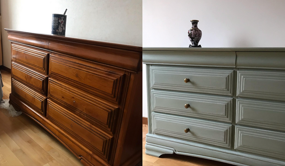 Перефарбований комод: вдала реставрація старих меблів своїми руками у 2026 році.