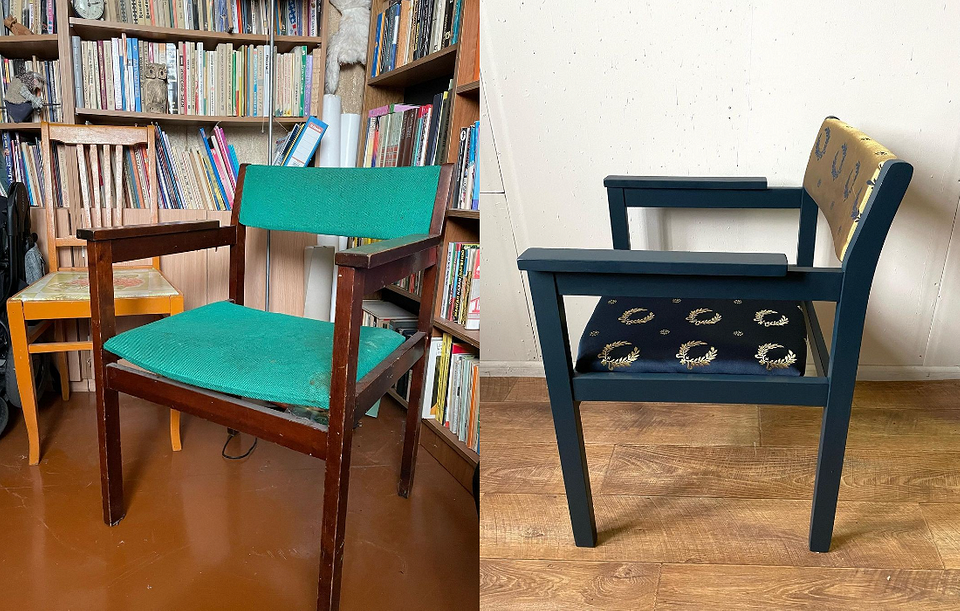 Сучасна реставрація стільця: поєднання старої форми та нових матеріалів для оновлення