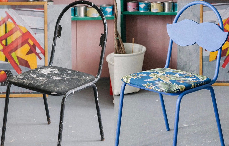 Реставрований дерев'яний стілець: ідея для декору інтер'єру у вінтажному стилі