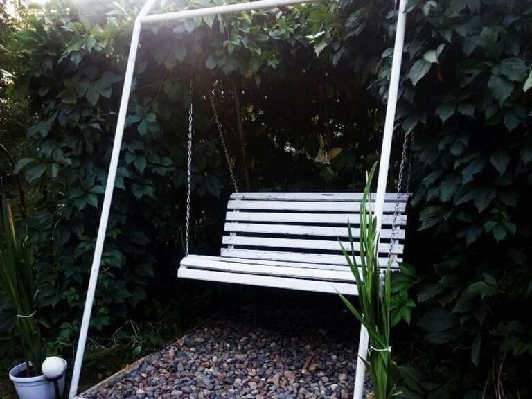 Як створити садову гойдалку з металу своїми руками: покрокова інструкція. — Місце для гойдалки на ділянці