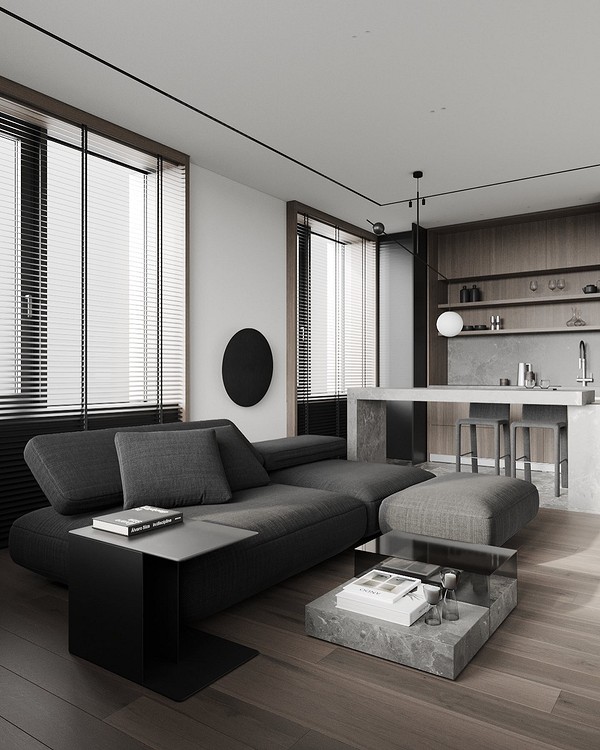 Стильний великий диван: дизайн інтер'єру вітальні, функціональність та сучасні тренди