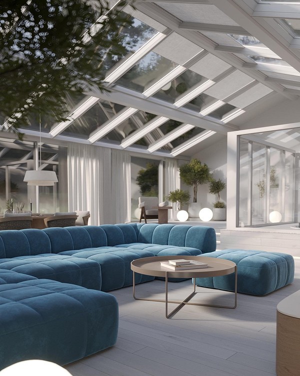 Сучасний диван у вітальні: мінімалізм та функціональність в дизайні інтер'єру