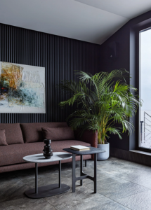 Темний диван 2026: Як створити елегантний інтерєр вітальні — Темні дивани в інтер'єрі