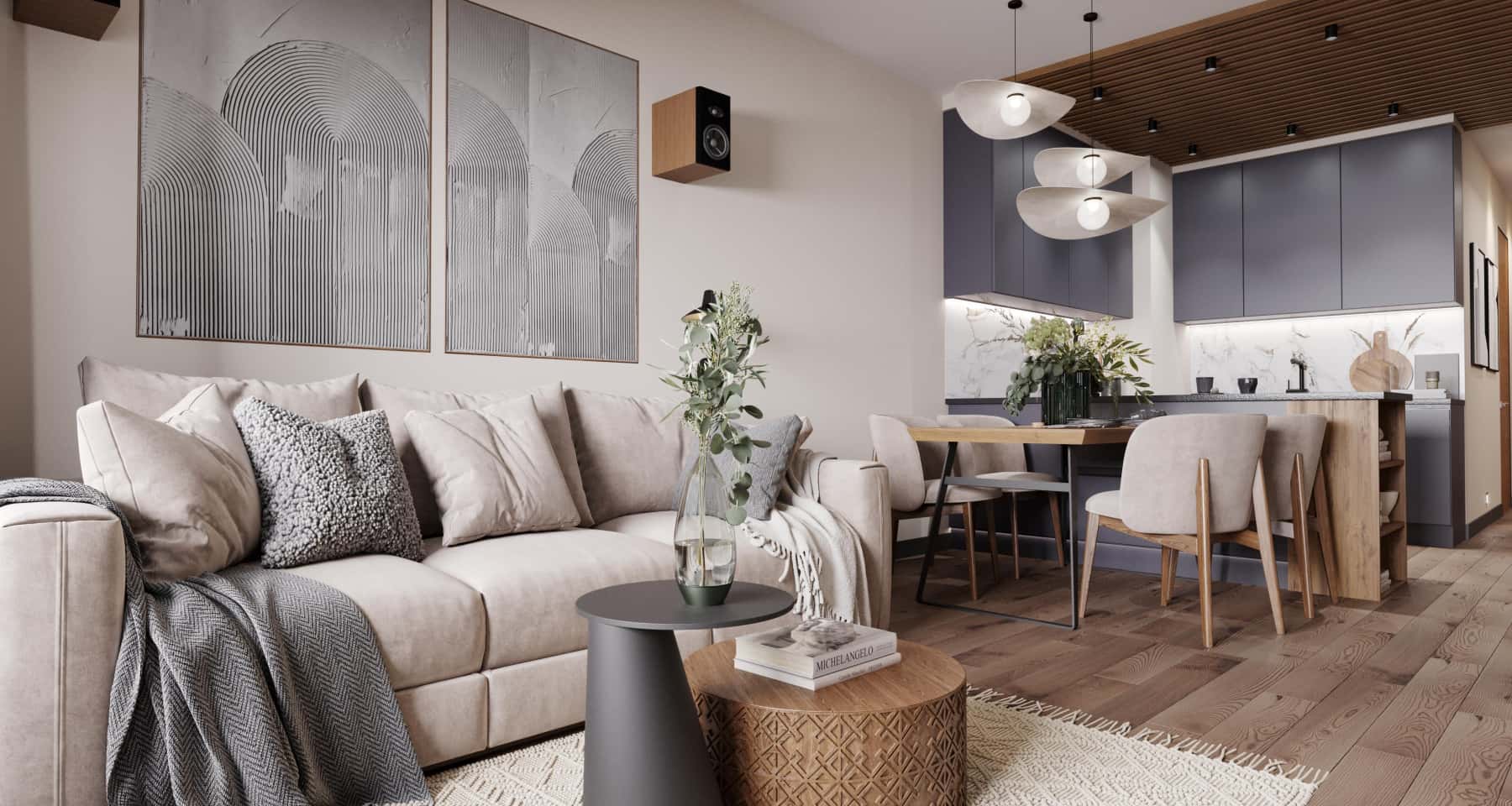 Лофт-мінімалізм 2026 Поєднання стилів лофт та мінімалізм в інтер'єрі 2026: сучасний та практичний.