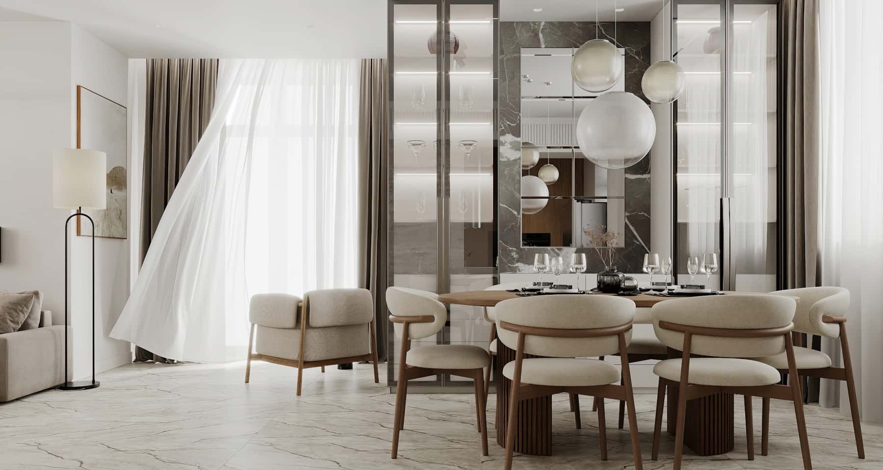 Інтер'єр преміум класу: затишна спальня з акцентом на комфорт та натуральні тканини.