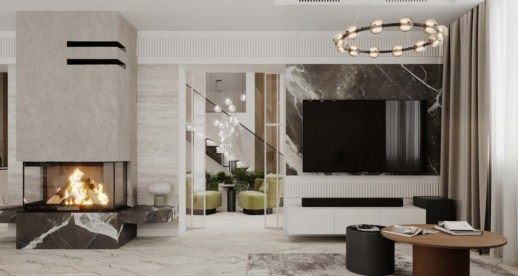 Преміум дизайн: деталі інтер'єру, що підкреслюють індивідуальність та високий смак власників будинку.