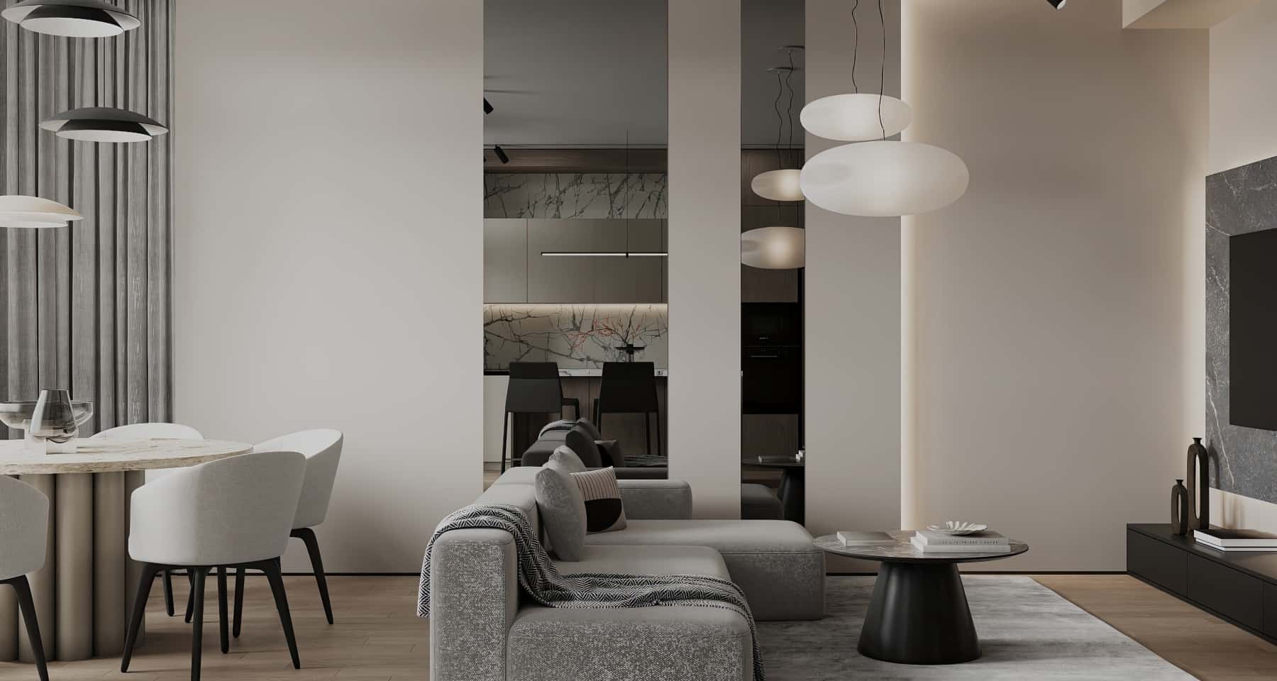 Природа на кухні Світла кухня 2026 з акцентом на природні матеріали та зелені рослини.