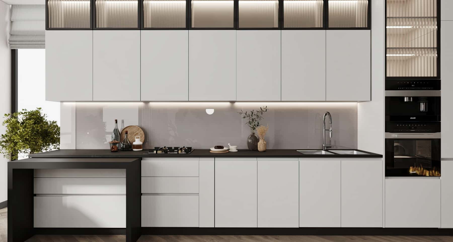 Світла кухня: компактність Світла кухня для маленької квартири: ідеї дизайну 2026 з максимальною функціональністю