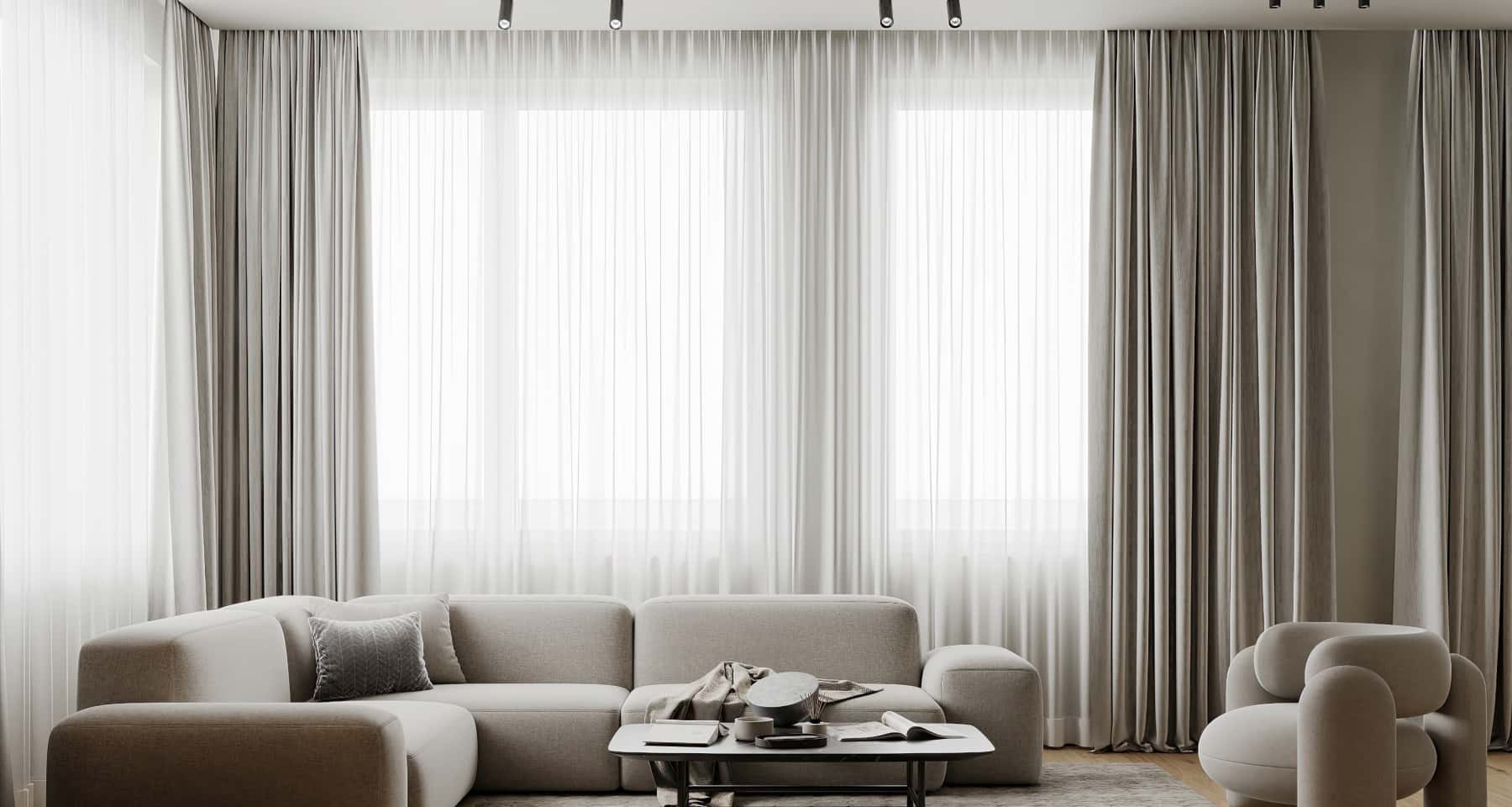 Мінімалістичний дизайн трикімнатної квартири 2026 з використанням еко-матеріалів та природного освітлення