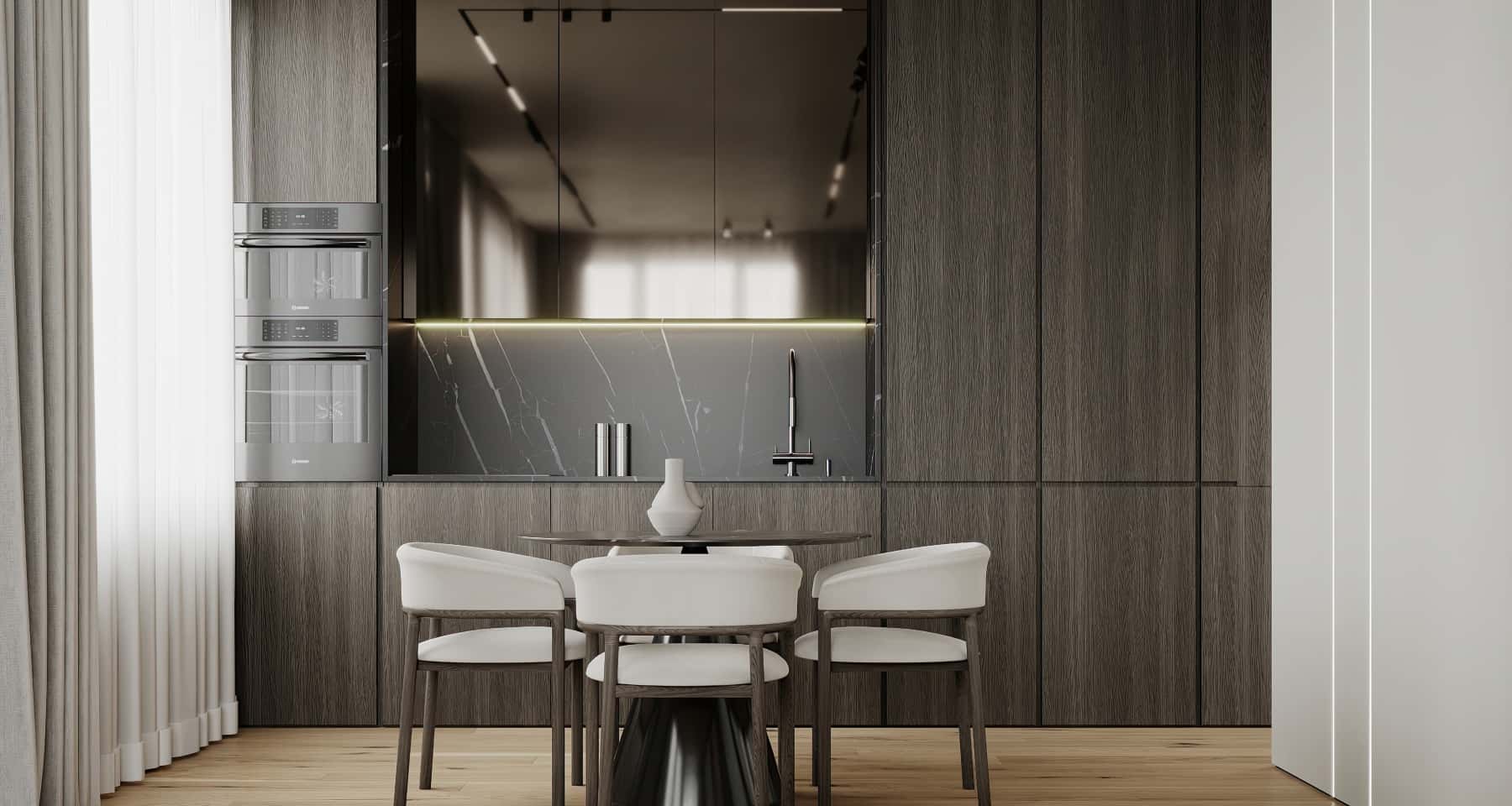 Дизайн ванної кімнати трикімнатної квартири 2026: мінімалізм, природні матеріали та функціональність.