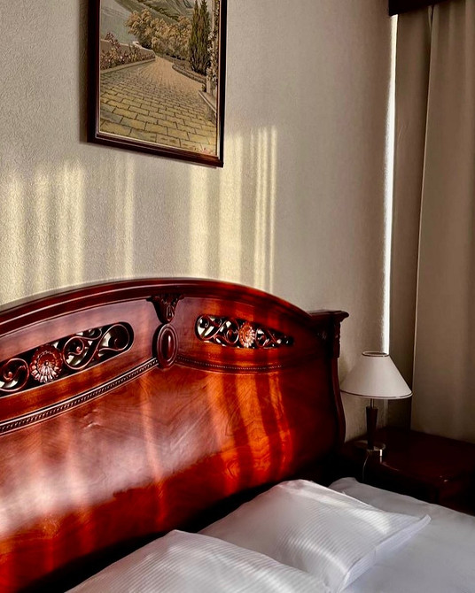 Елегантний інтер'єр з меблями з червоного дерева: класичний стиль та сучасні акценти