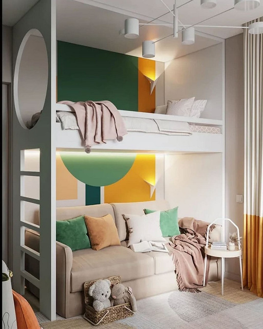 Елегантне двоярусне ліжко з диваном: сучасний дизайн та оптимізація простору в 2026.