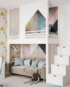 Двохярусне ліжко з диваном: максимум простору та стилю (2026) — Двоярусні ліжка 2026