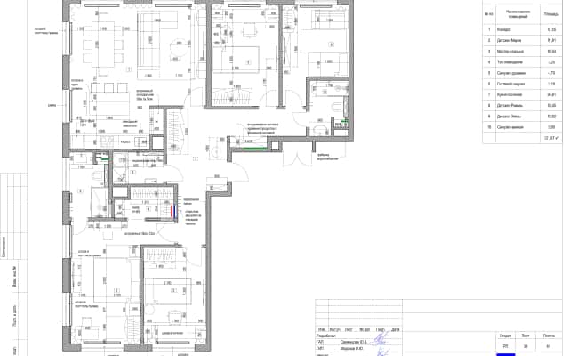 Розкішний інтер'єр квартири в стилі арт-деко та неокласики для великої родини.