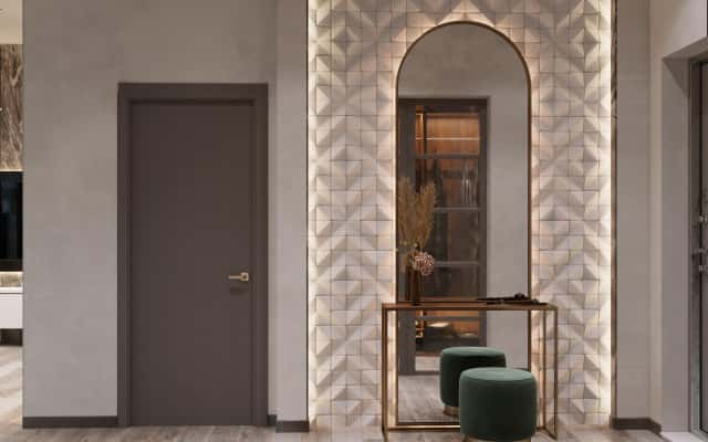 Ідеальний дизайн інтер'єру квартири в стилі арт-деко та неокласика.