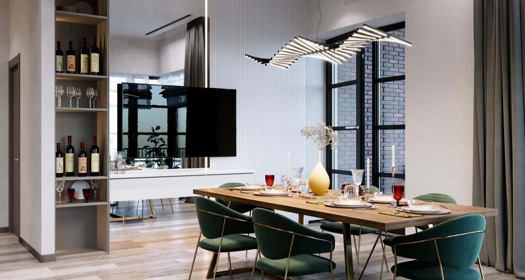 Елітний ремонт квартири з використанням стилів арт-деко та неокласики: деталі.