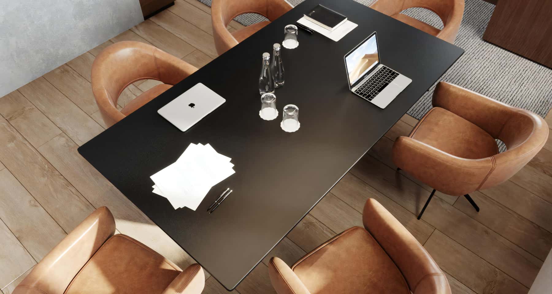 Сучасний дизайн офісного приміщення після елітного ремонту під ключ.