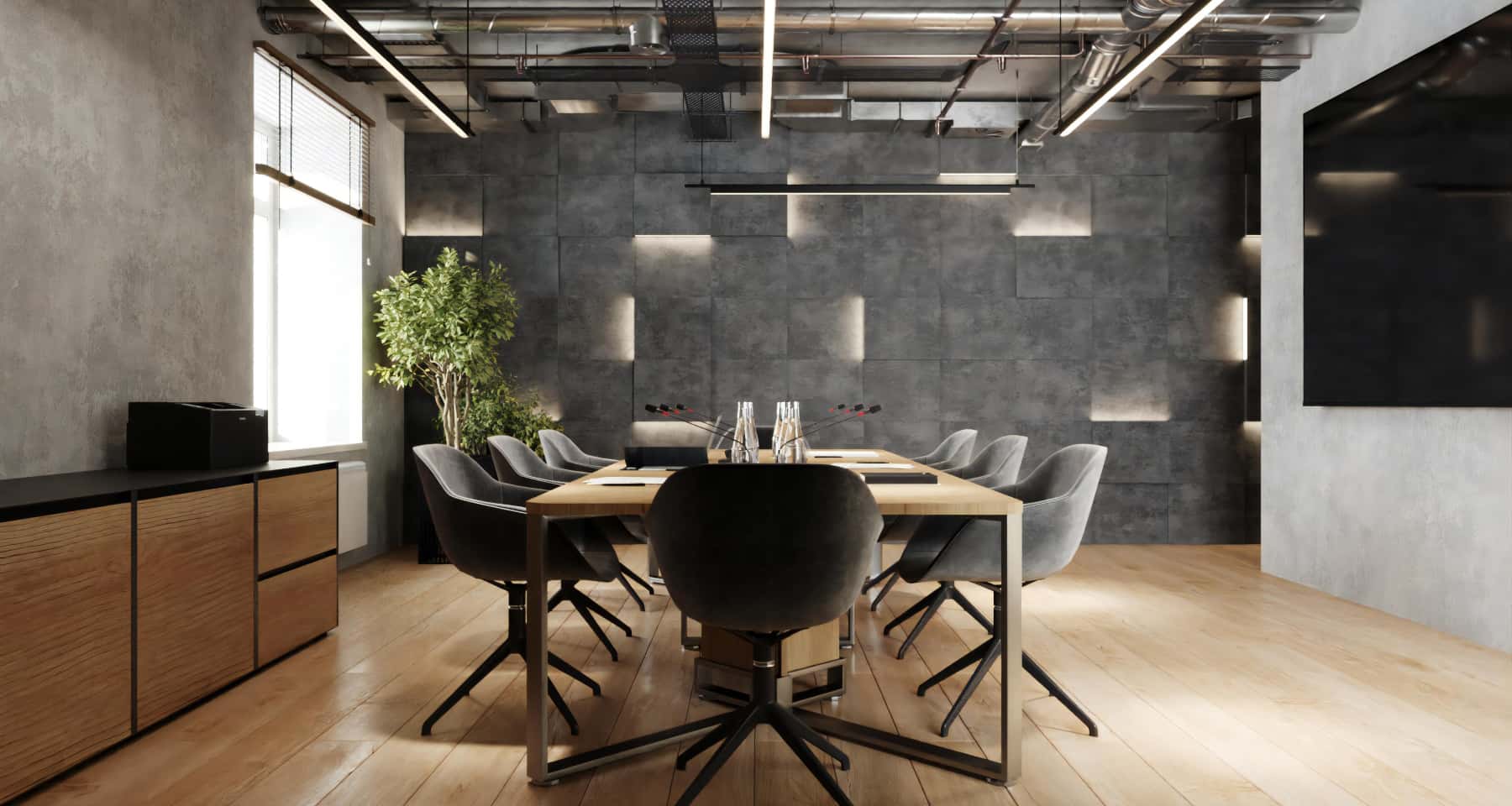 Лофт та освітлення Дизайн лофт офісу з цегляними стінами та сучасним освітленням у 2026.