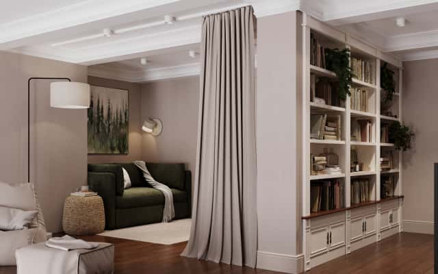 Сучасний дизайн маленької квартири 32 м² з функціональними меблями в ЖК «Хедлайнер».