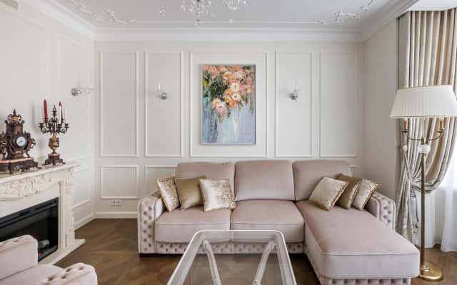 Елегантний дизайн квартири у Києві: поєднання неокласики та сучасних рішень на 95 м².