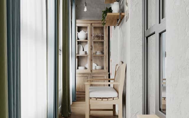 Сучасний дизайн квартири 32 м² з великою кількістю природного світла в ЖК «Хедлайнер».