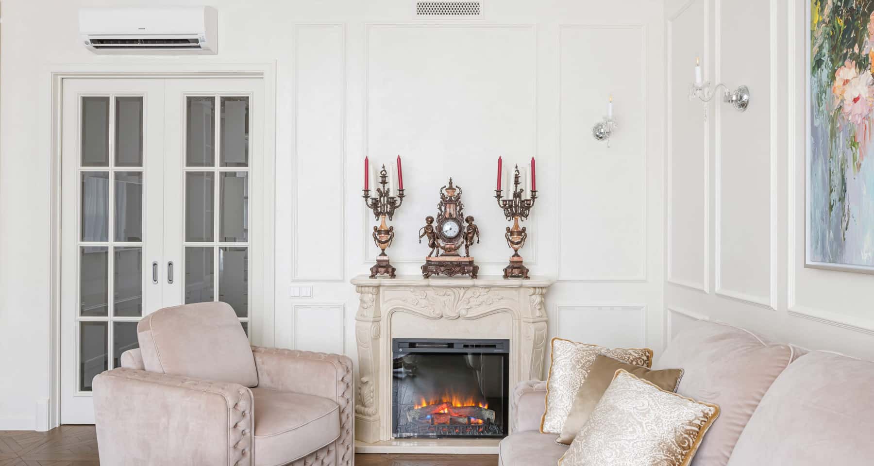 Дизайн інтер'єру квартири 95 м² у Києві: світло та простір в неокласичному стилі.