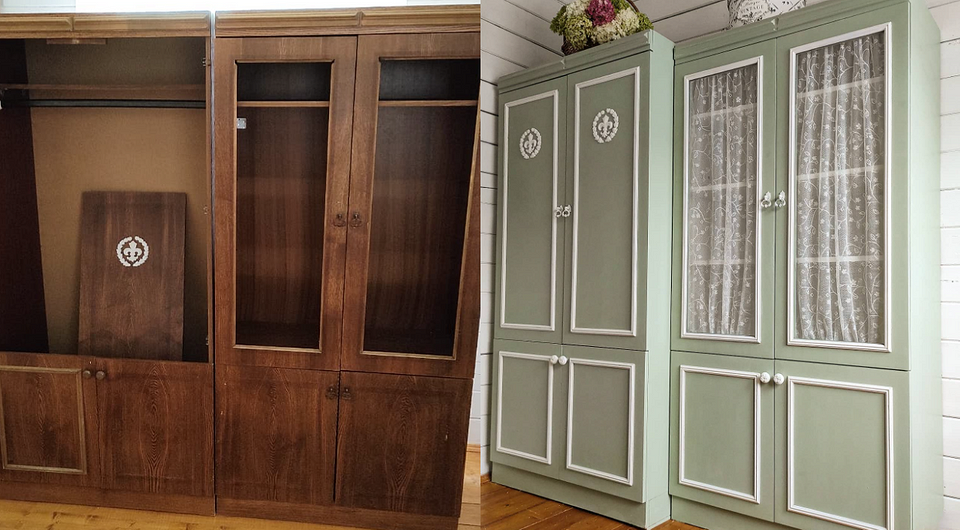 Оновлення шафи Реставрація старого шафа своїми руками: приклад оновлення та перетворення меблів