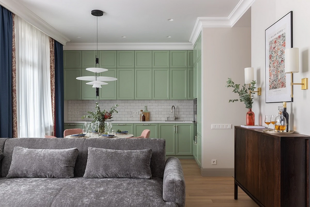 Оптимальне планування кухні-вітальні 2026: зручна розстановка меблів для комфортного проживання.