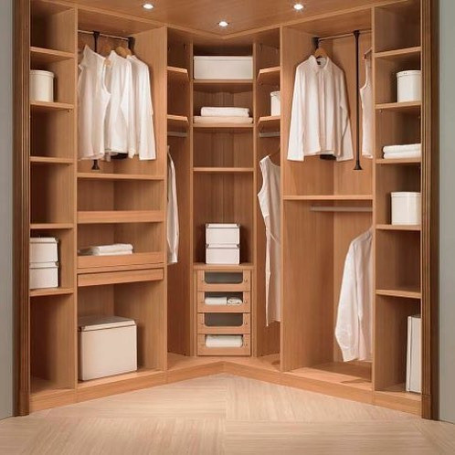 Світло та простір Світла кутова шафа-купе у спальні: візуальне розширення простору в дизайні 2026.