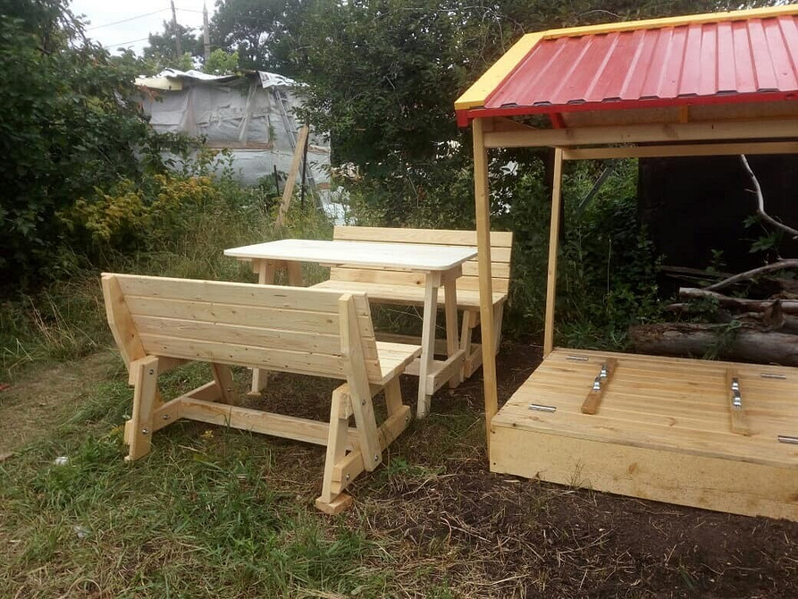 Зручна дерев'яна лавка трансформер своїми руками: для ландшафтного дизайну.