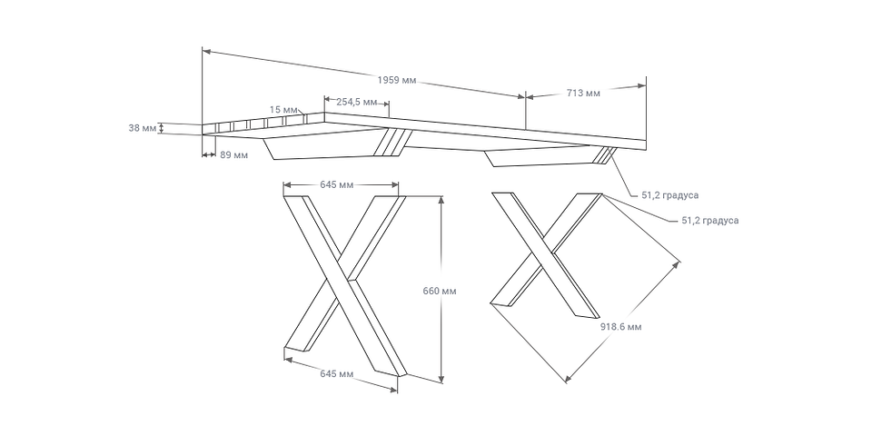 Дерев'яний стіл з лавками для дачі, зроблений своїми руками, садовий комплект.