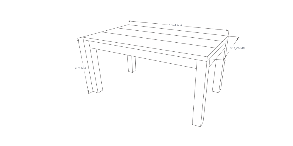 Інструменти та матеріали для виготовлення столу з дощок в домашніх умовах
