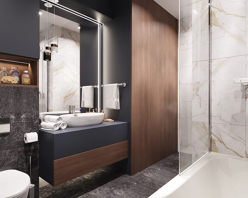 Простір з дзеркалами Дзеркала у ванній кімнаті: як створити відчуття простору у 2026