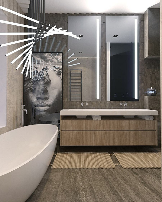 Дзеркало з CRI 85 Дзеркало з підсвічуванням CRI 85 у сучасній ванній кімнаті: стиль 2026