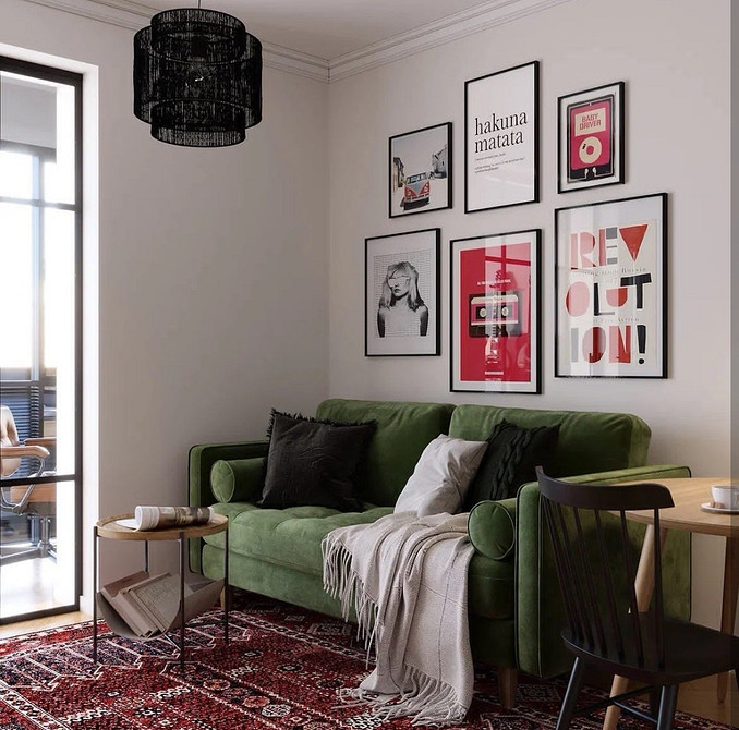 Сучасні тенденції Сучасний диван на ніжках в інтер'єрі вітальні: тенденції дизайну 2026