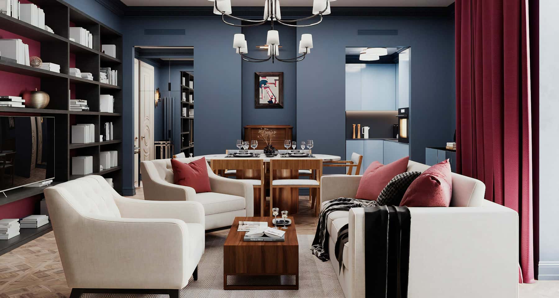 Елегантне поєднання кольорів в інтер'єрі, тренди 2026 року.