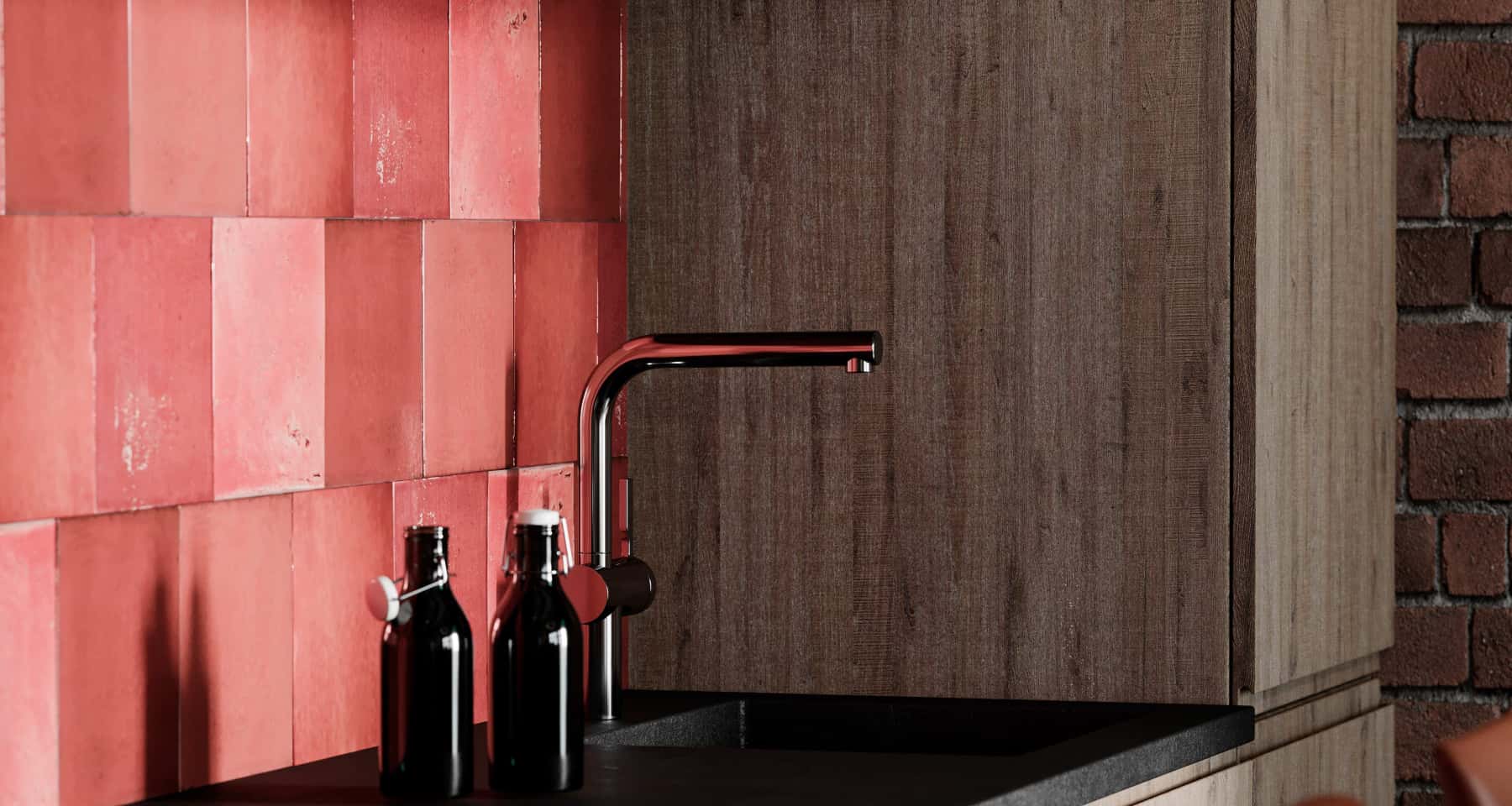 Бірюзово-біла кухня в стилі лофт: ідеальний дизайн для маленької квартири