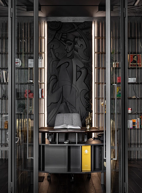 Чорне комп'ютерне крісло з підголівником: ергономічний стілець для дому та офісу.