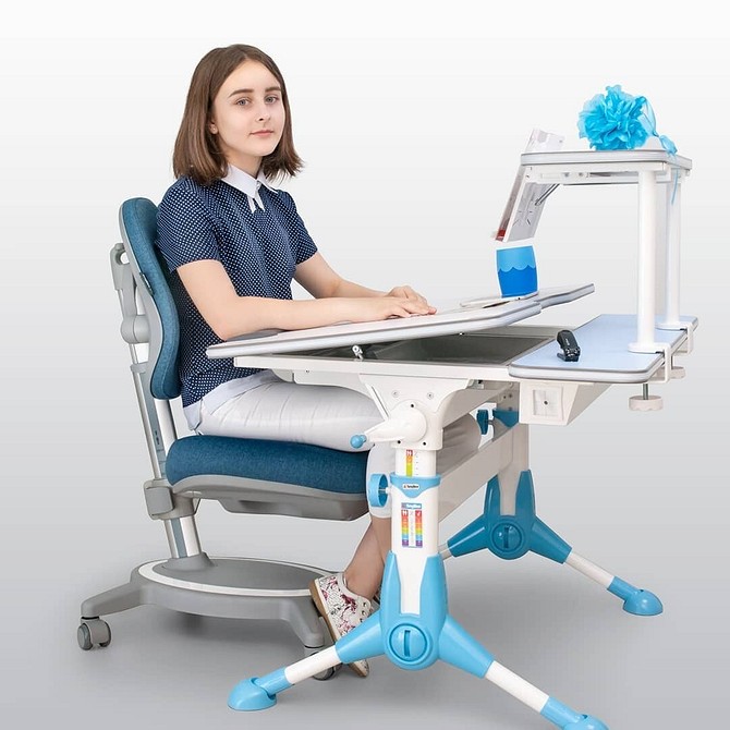 Ергономіка та комфорт Ергономічний стілець для школяра: правильна постава та комфорт під час навчання в школі.