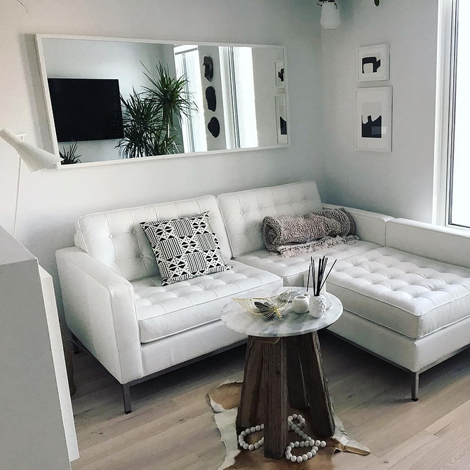 Сучасний шкіряний диван: вибір кольору та дизайн для затишної вітальні.