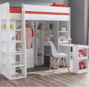 Обираємо ліжко-горище у 2026: практичні поради та стильні рішення для вашого дому. — Ліжко-горище з робочою зоною