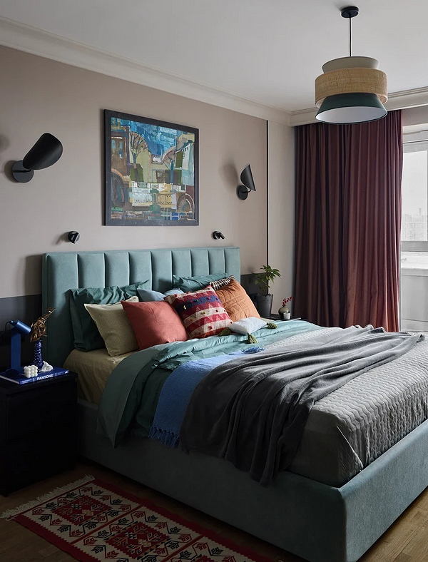 Ліжко з підсвіткою Елегантне ліжко з підсвіткою у мінімалістичній спальні, тренд 2026.