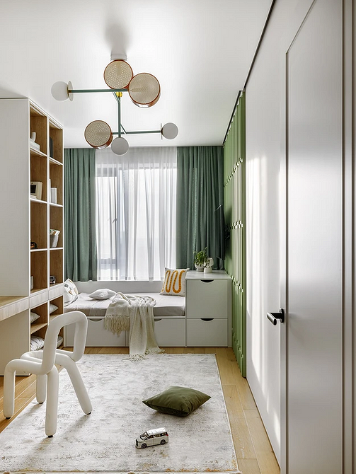 Затишна полуторна кровать для маленької спальні, дизайн 2026 року