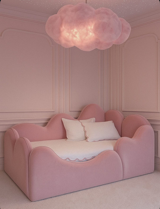 Стильна спальня з ліжком, прикрашеним декоративними подушками: тренди дизайну 2026.