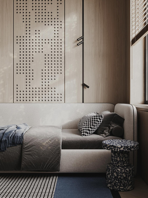 Стильне ліжко 2026 з підйомним механізмом для зберігання речей в маленькій квартирі