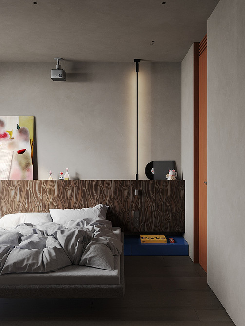 М'яке ліжко з панеллю та стильний текстиль у спальні - тренди дизайну ліжок 2026.