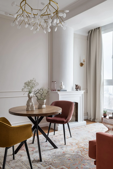 Скляний круглий стіл Круглий скляний стіл в інтер'єрі кухні: легкість та сучасний дизайн 2026.