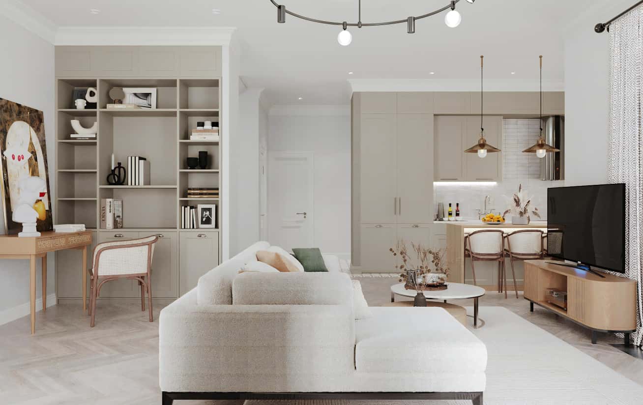 Скандинавський стиль в інтер'єрі будинку: простота, функціональність та світлі кольори.