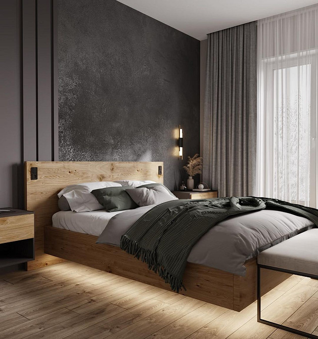 Затишна спальня з парячим ліжком 2026 та м'яким килимом для комфортного сну.